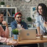 People working together in an office